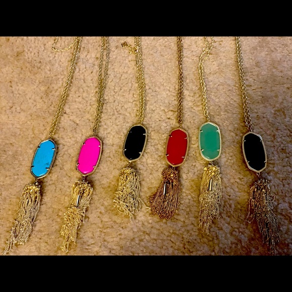 Kendra Scott Rayne Stone Tassel Necklace - Picture 4 of 16